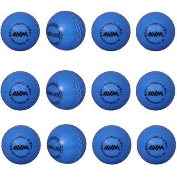 AVM Blue Wind Cricket Ball (Pack of 12)